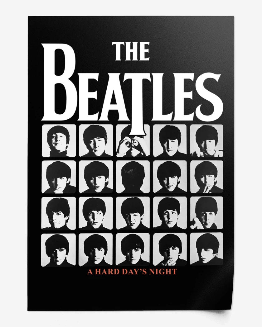Print The Beatles A Hard Days Night