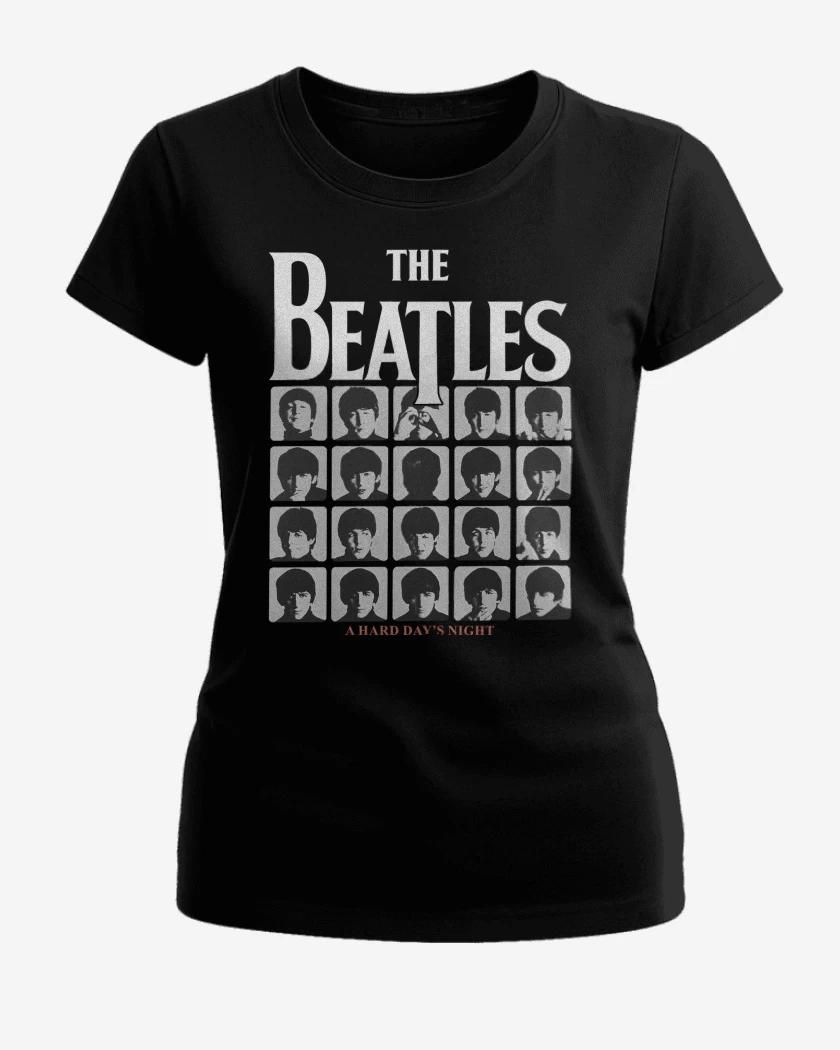 Polera de Mujer The Beatles A Hard Days Night