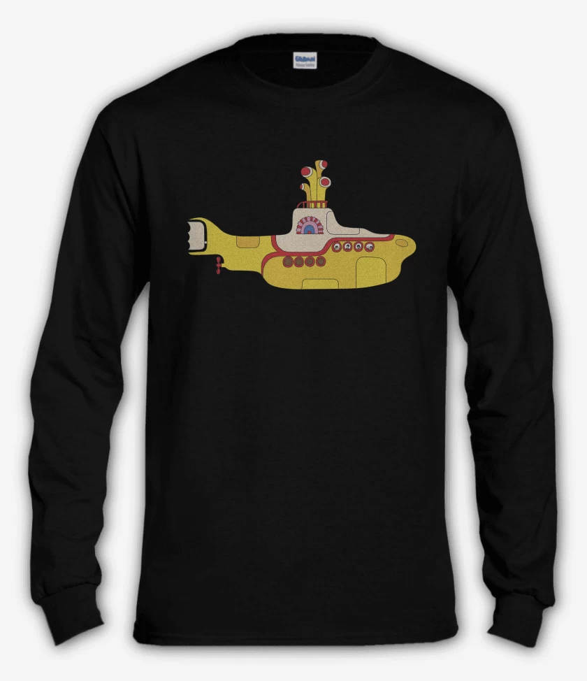Polera manga larga The Beatles Submarino Amarillo
