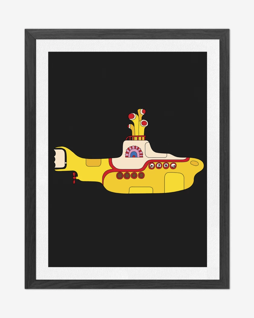 Cuadro decorativo The Beatles Submarino Amarillo
