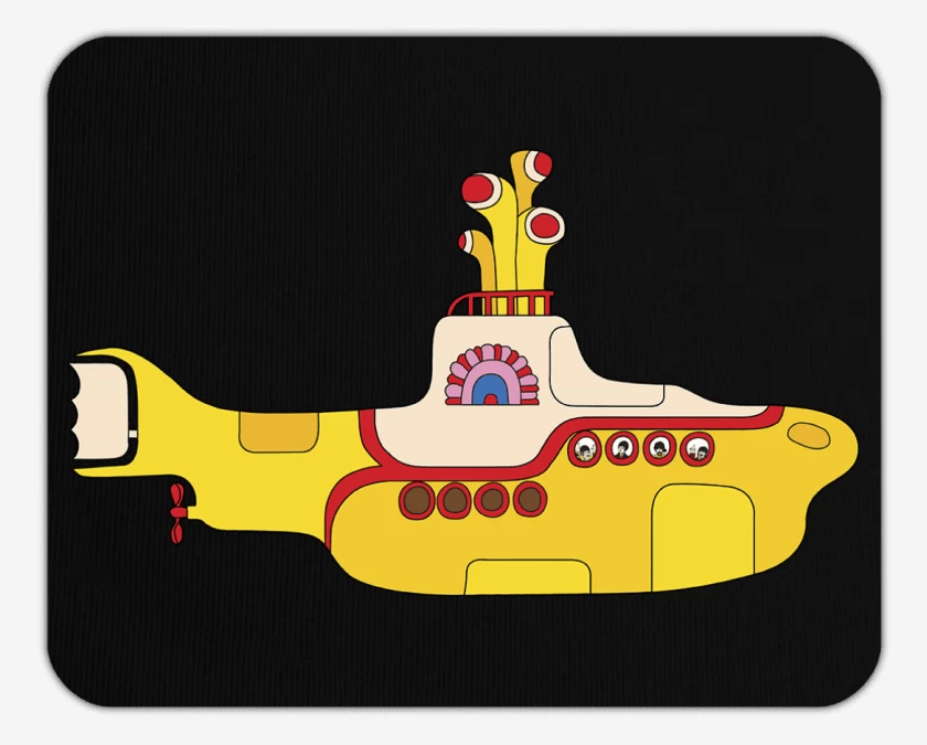 Mousepad The Beatles Submarino Amarillo