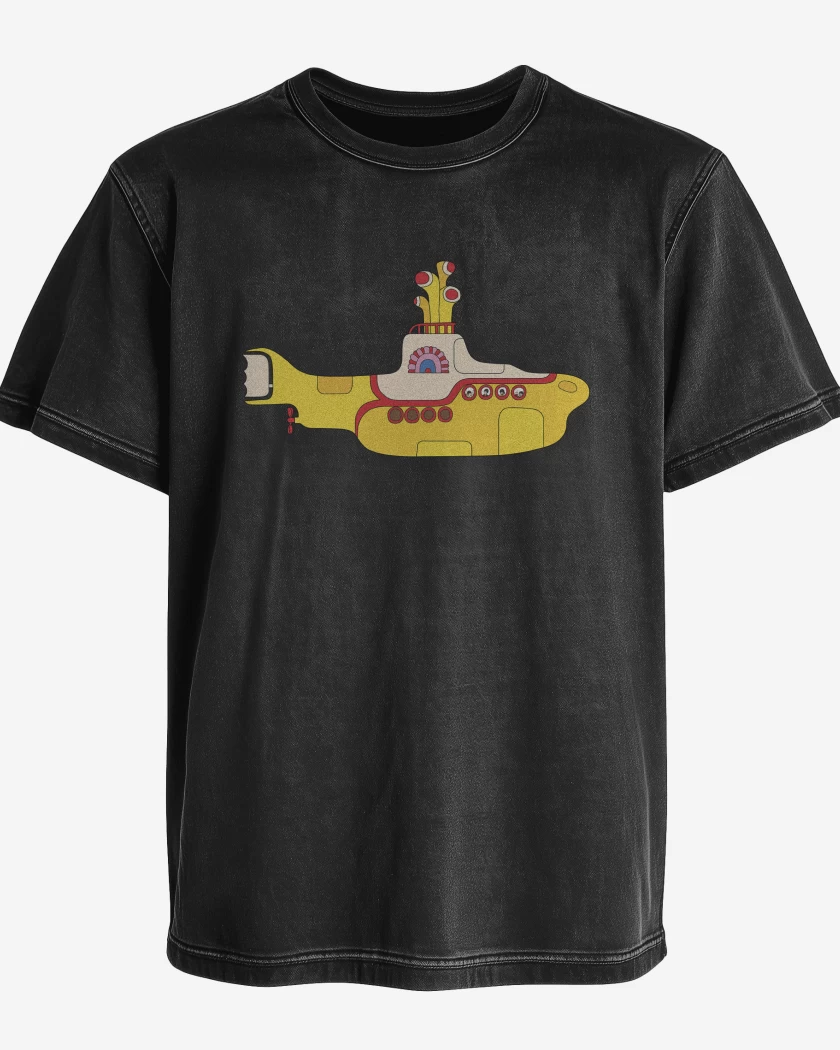 Polera desgastada The Beatles Submarino Amarillo