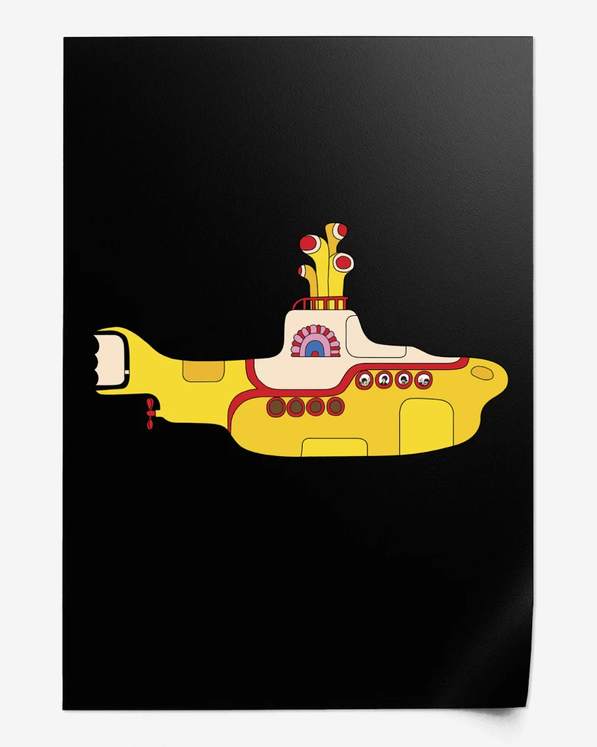 Print The Beatles Submarino Amarillo