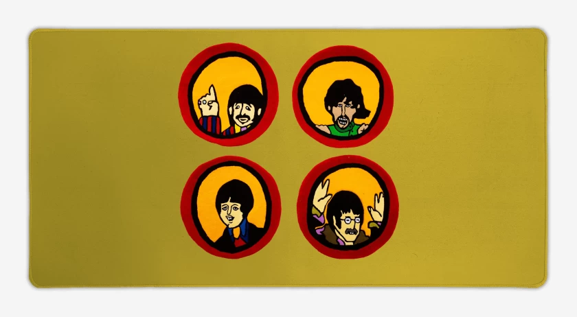 Mouse pad Gamer The Beatles Tripulantes