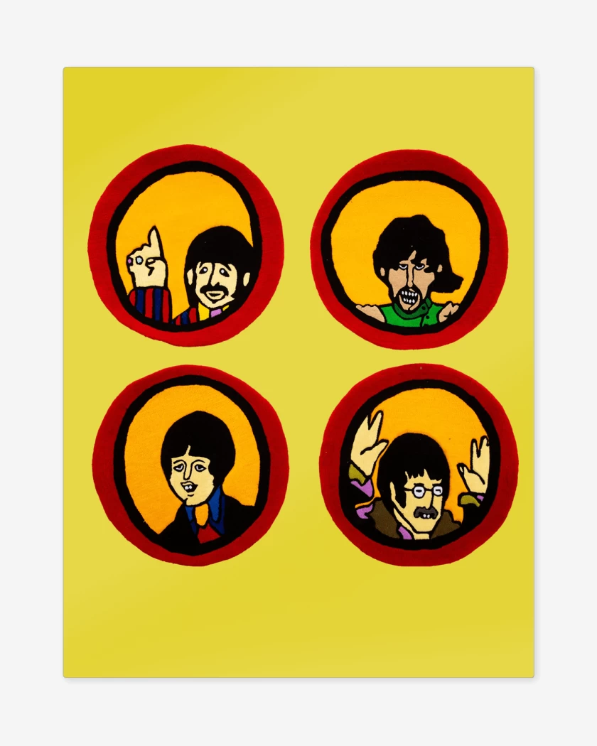 Print metalico The Beatles Tripulantes