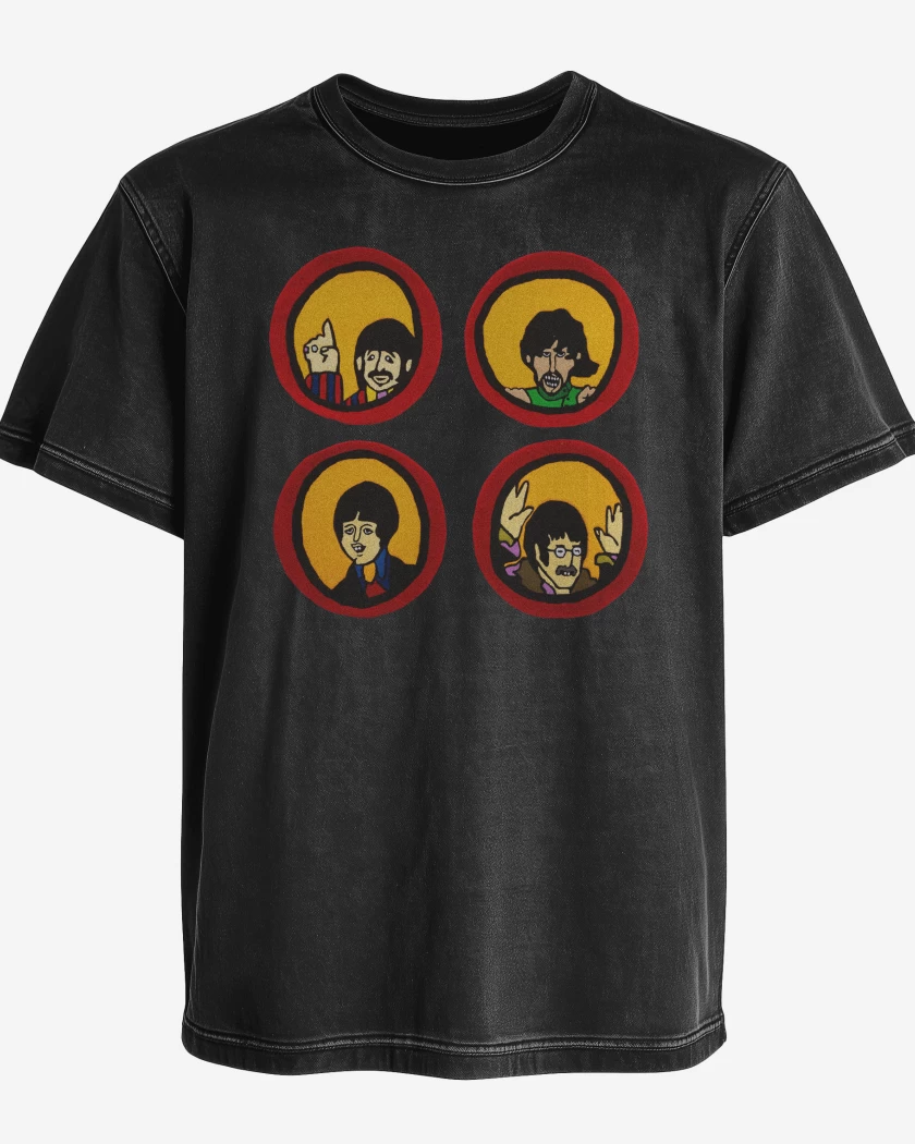 Polera desgastada The Beatles Tripulantes