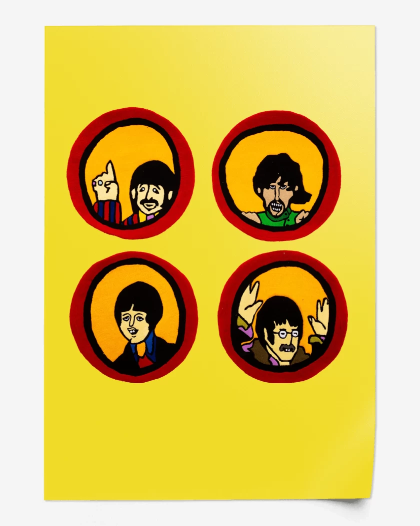 Print The Beatles Tripulantes
