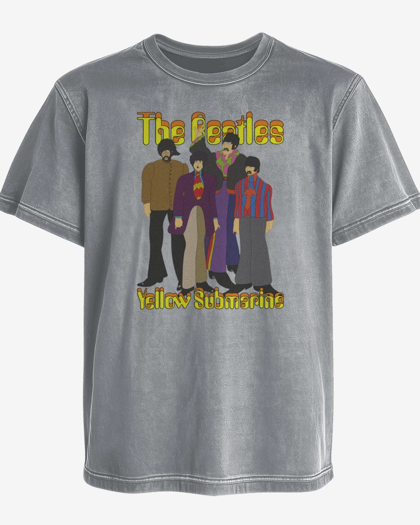 Polera desgastada The Beatles Yellow Submarine