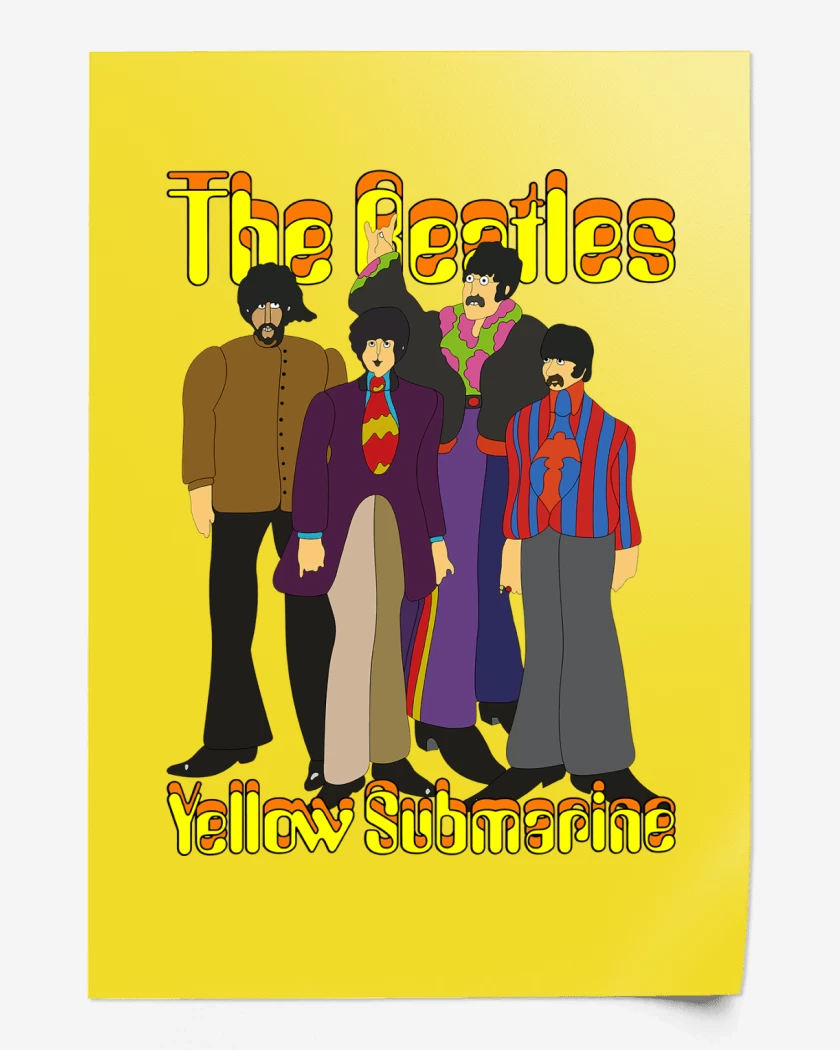 Print The Beatles Yellow Submarine