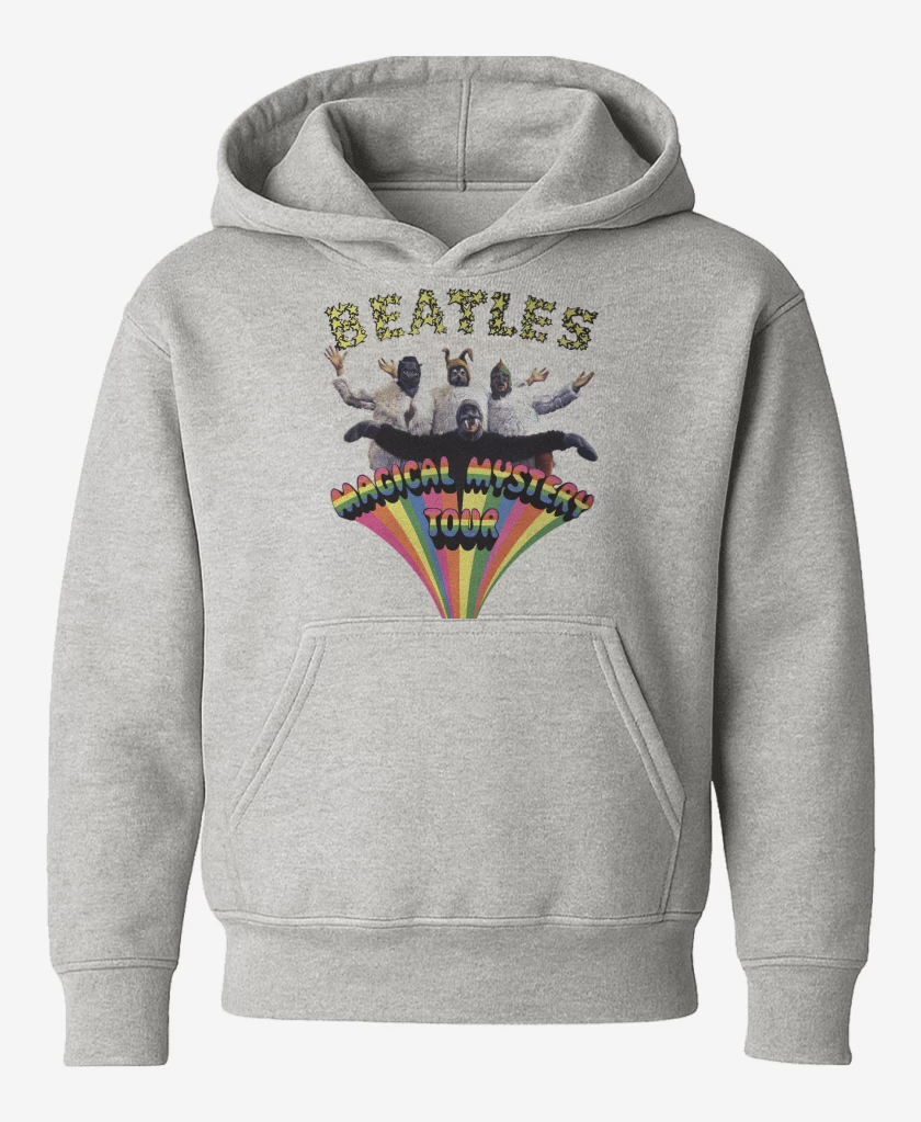 Poleron de niño Gris Melange de The Beatles Magical Mystery Tour