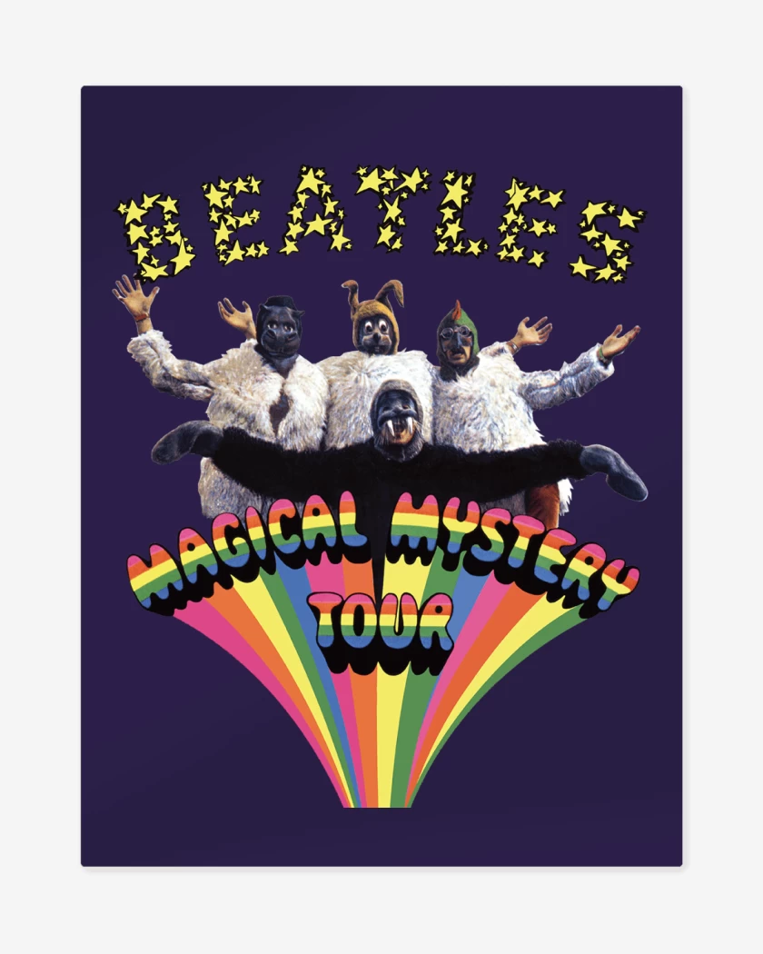 Print metalico The Beatles Magical Mystery Tour