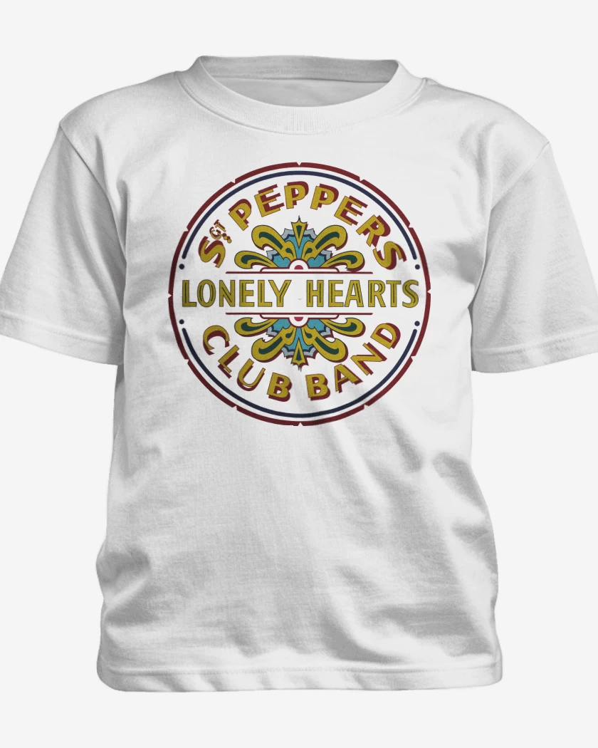 Polera de niño Blanco de The Beatles St Peppers