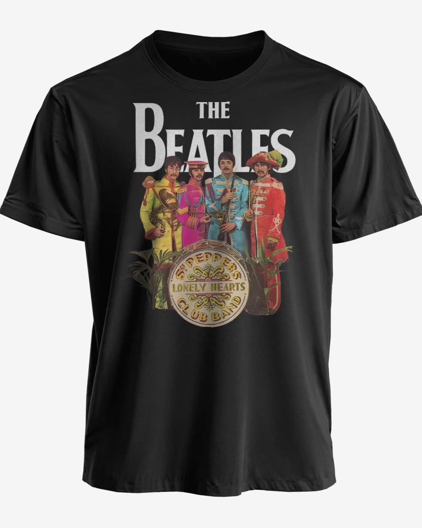 Polera The Beatles Lonely Hearts Club 