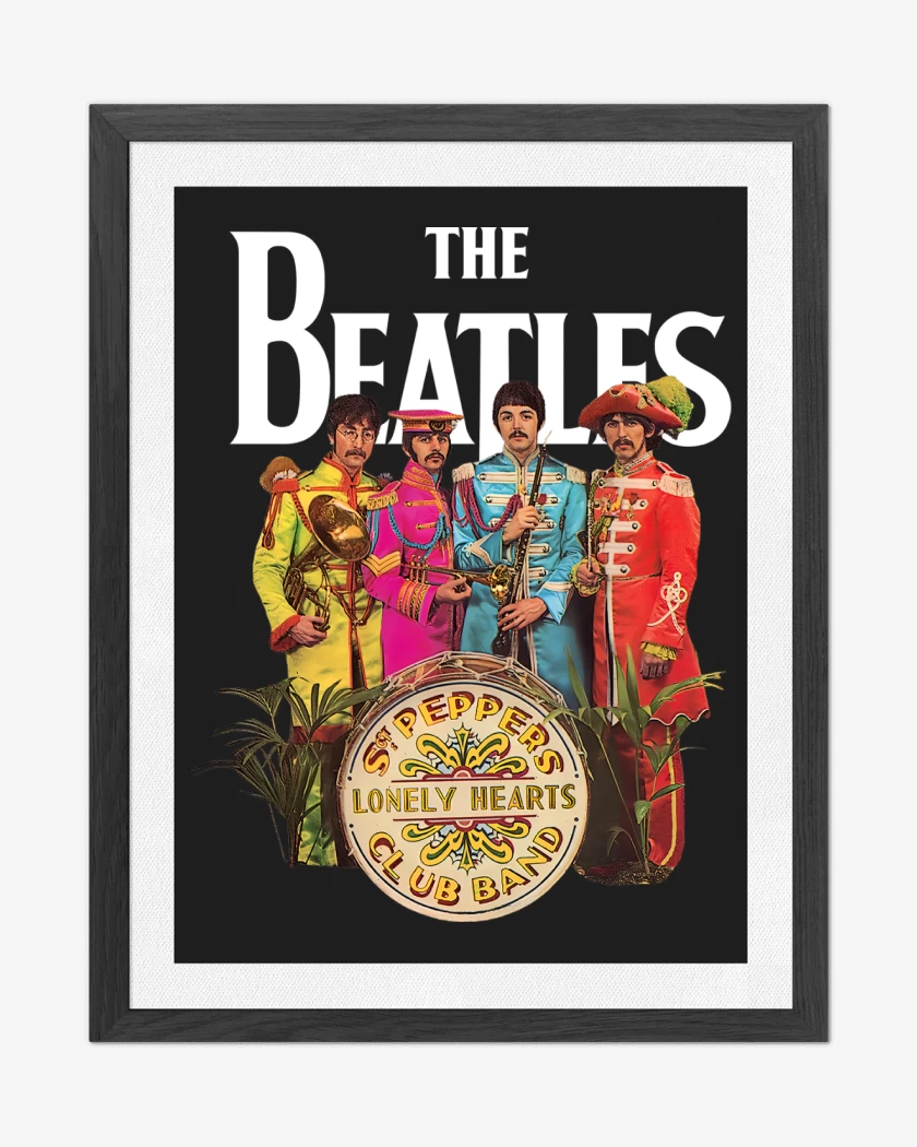 Cuadro decorativo The Beatles Lonely Hearts Club 