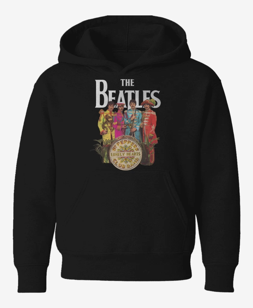Poleron de niño Negro de The Beatles Lonely Hearts Club 