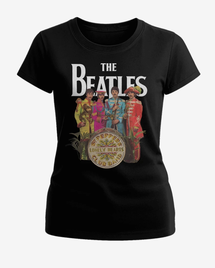 Polera de Mujer The Beatles Lonely Hearts Club 
