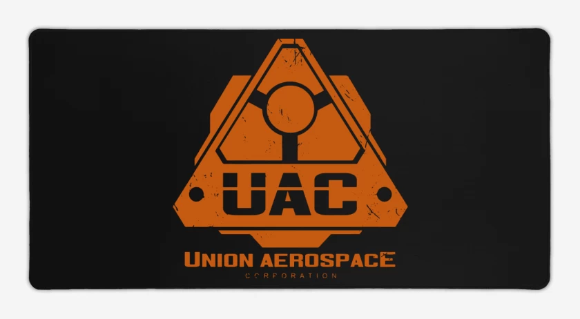 Mouse pad Gamer Negro de Doom - UAC