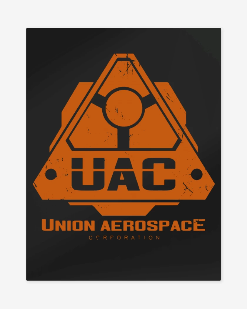 Print metalico Doom - UAC