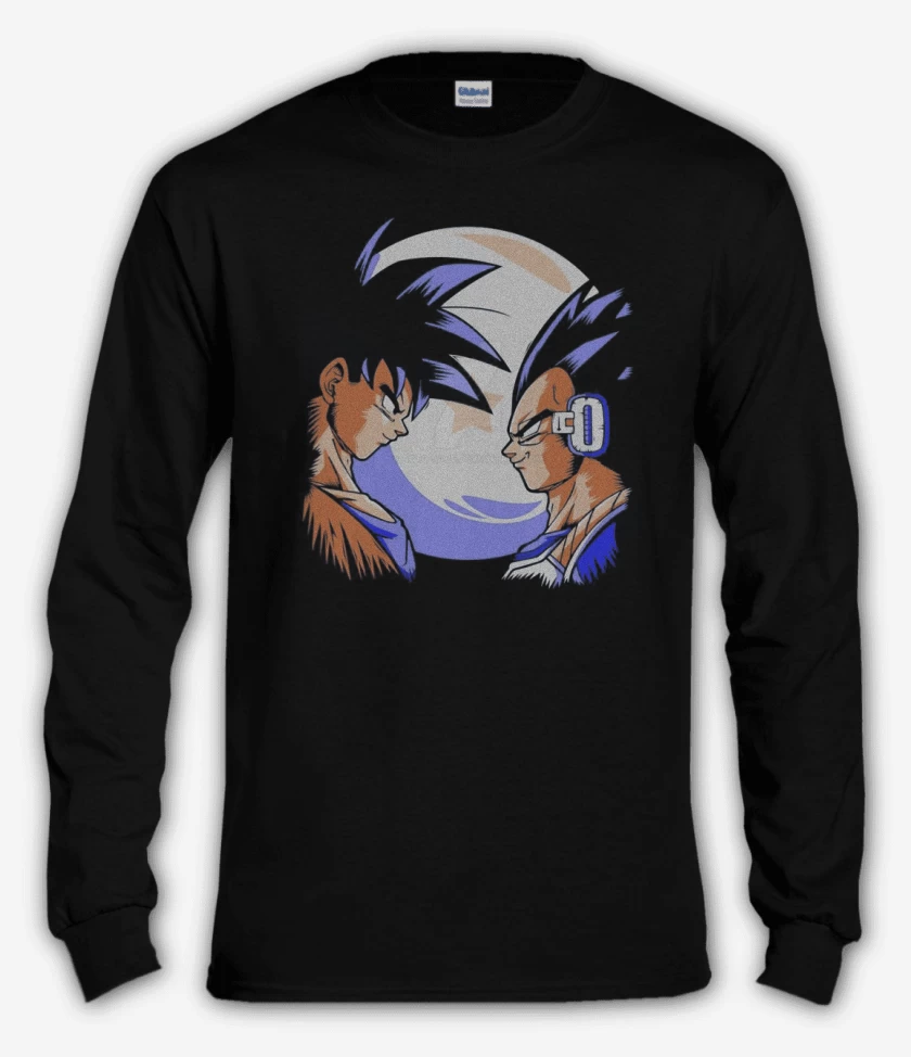 Polera manga larga Goku vs Vegeta