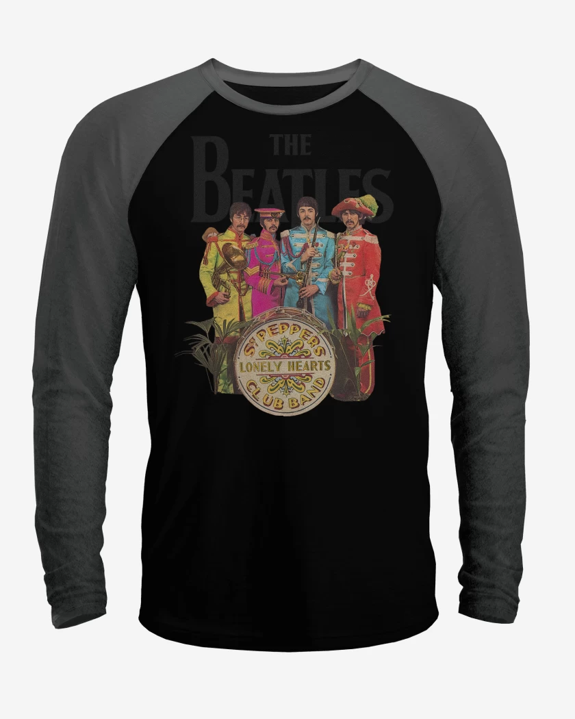 Polera Raglan The Beatles Lonely Hearts Club Band