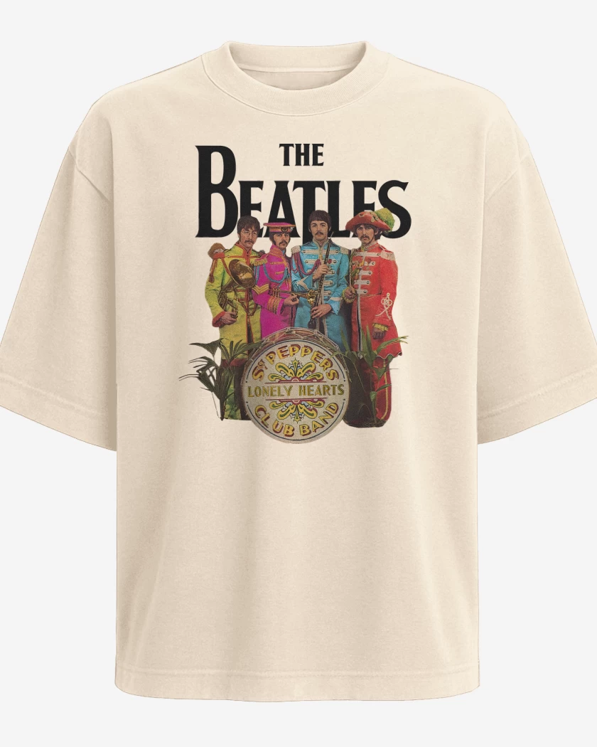 Polera Oversize The Beatles Lonely Hearts Club Band