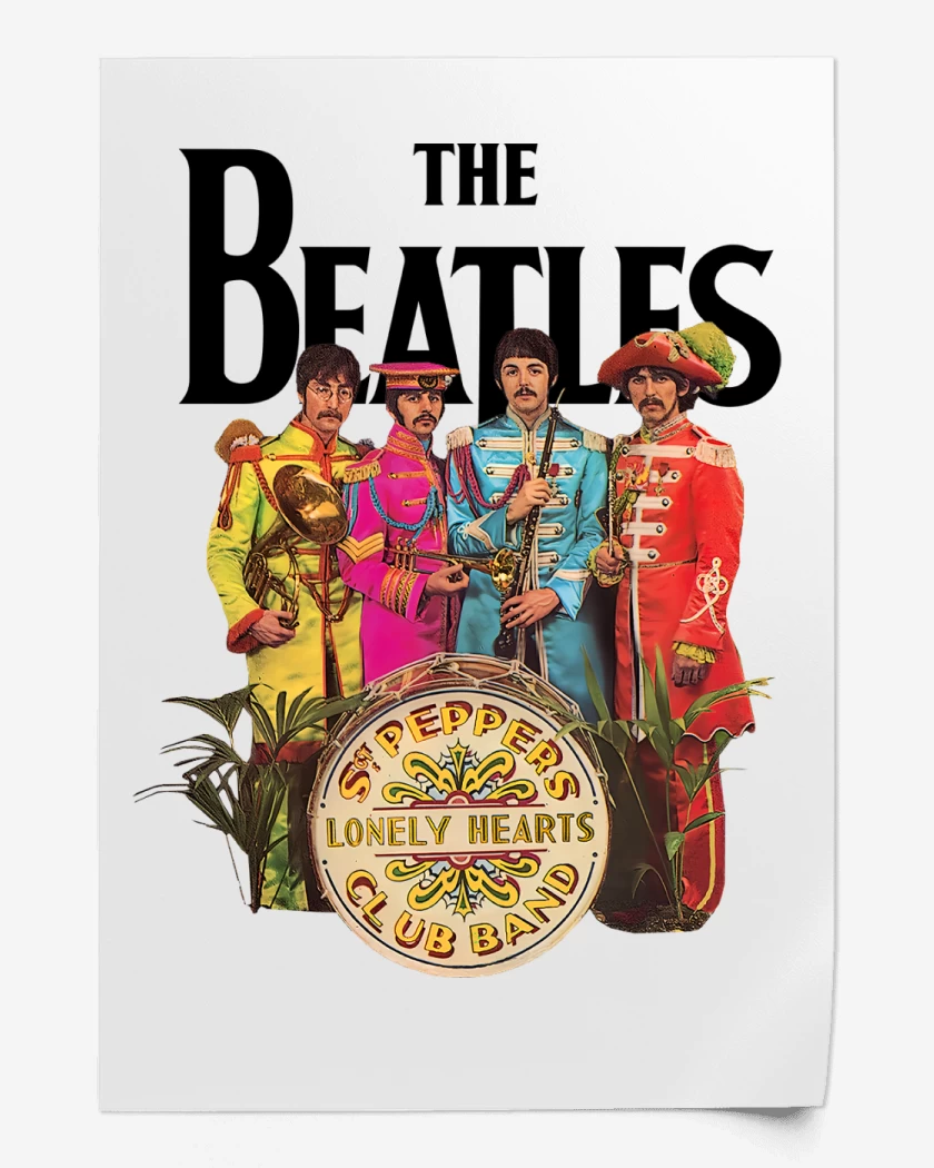 Print The Beatles Lonely Hearts Club Band