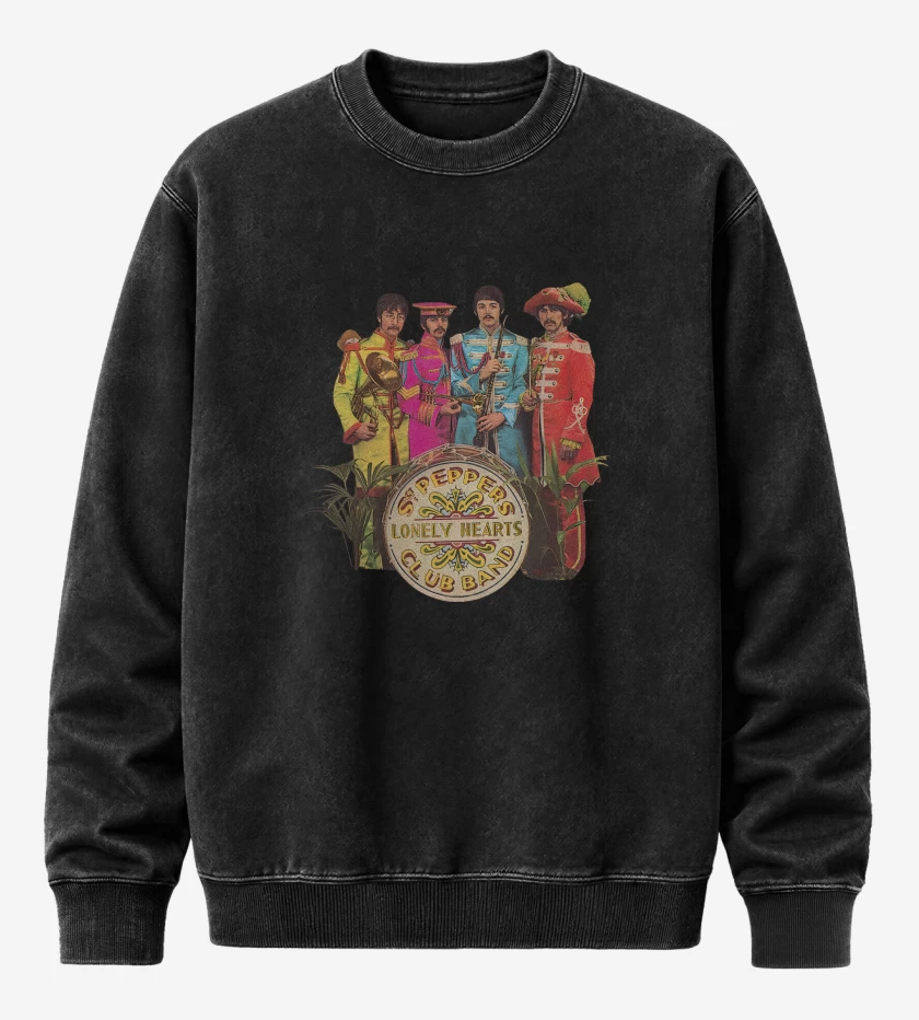Poleron Polo Acid Wash The Beatles Lonely Hearts Club Band