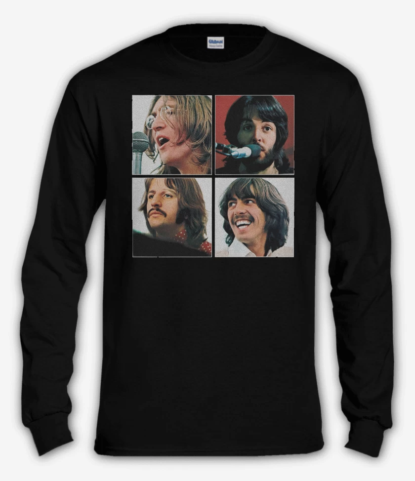 Polera manga larga The Beatles Band