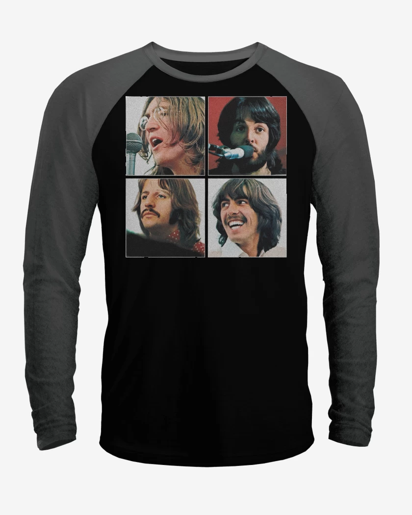 Polera Raglan The Beatles Band