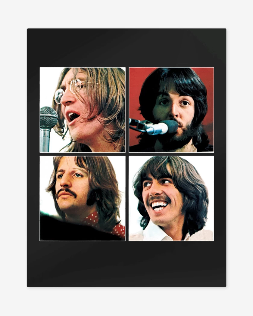Print metalico The Beatles Band
