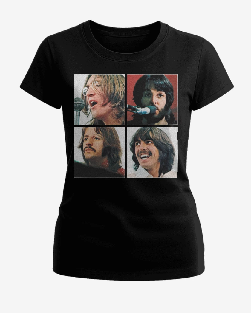 Polera de Mujer The Beatles Band