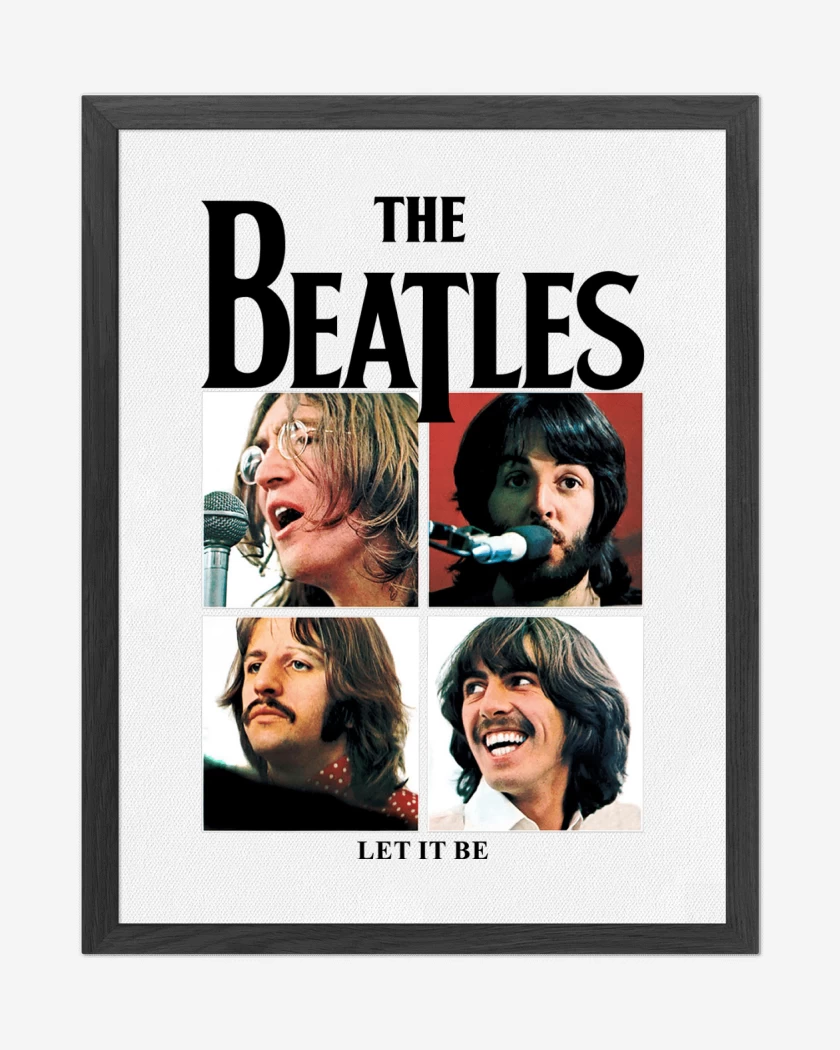 Cuadro decorativo Blanco de The Beatles Let it Be