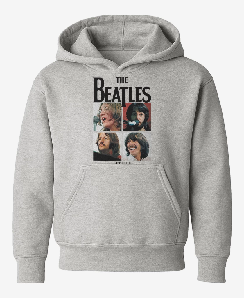 Poleron de niño Gris Melange de The Beatles Let it Be