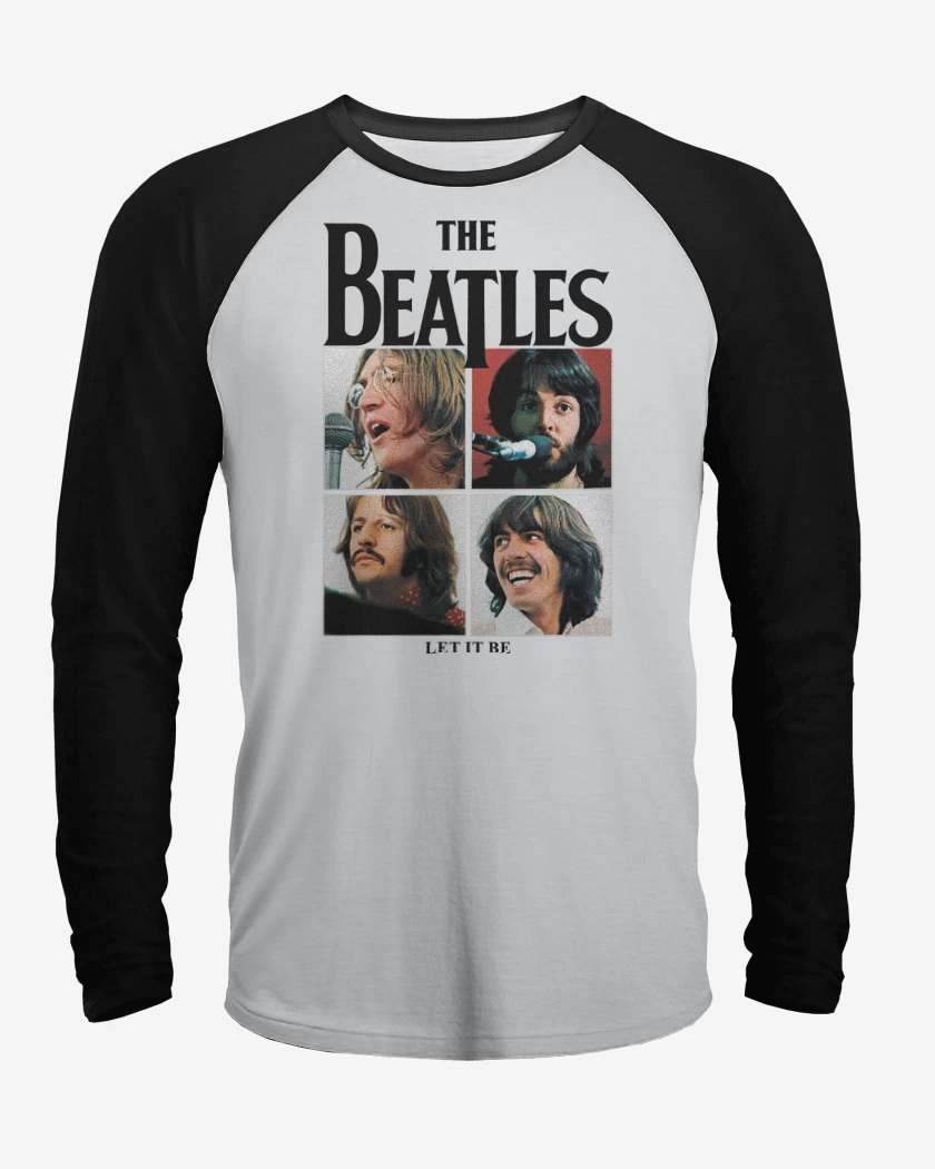Polera Raglan The Beatles Let it Be