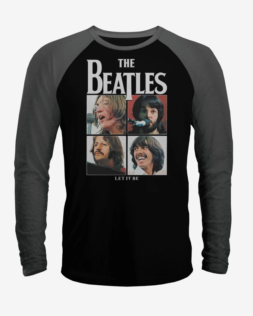 Polera Raglan The Beatles Let it Be v2