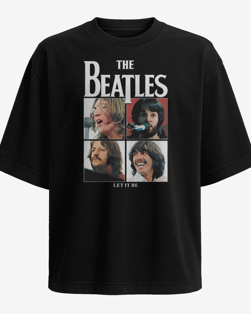 Polera Oversize The Beatles Let it Be v2
