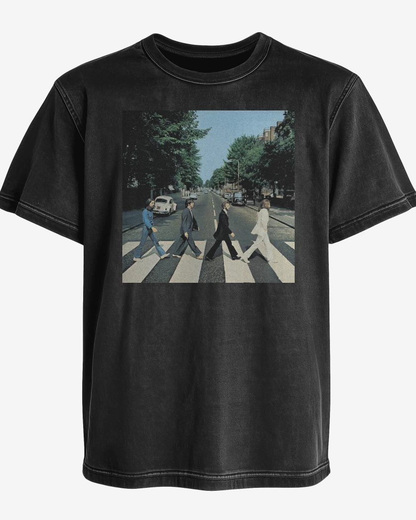 Polera desgastada The Beatles Abbey