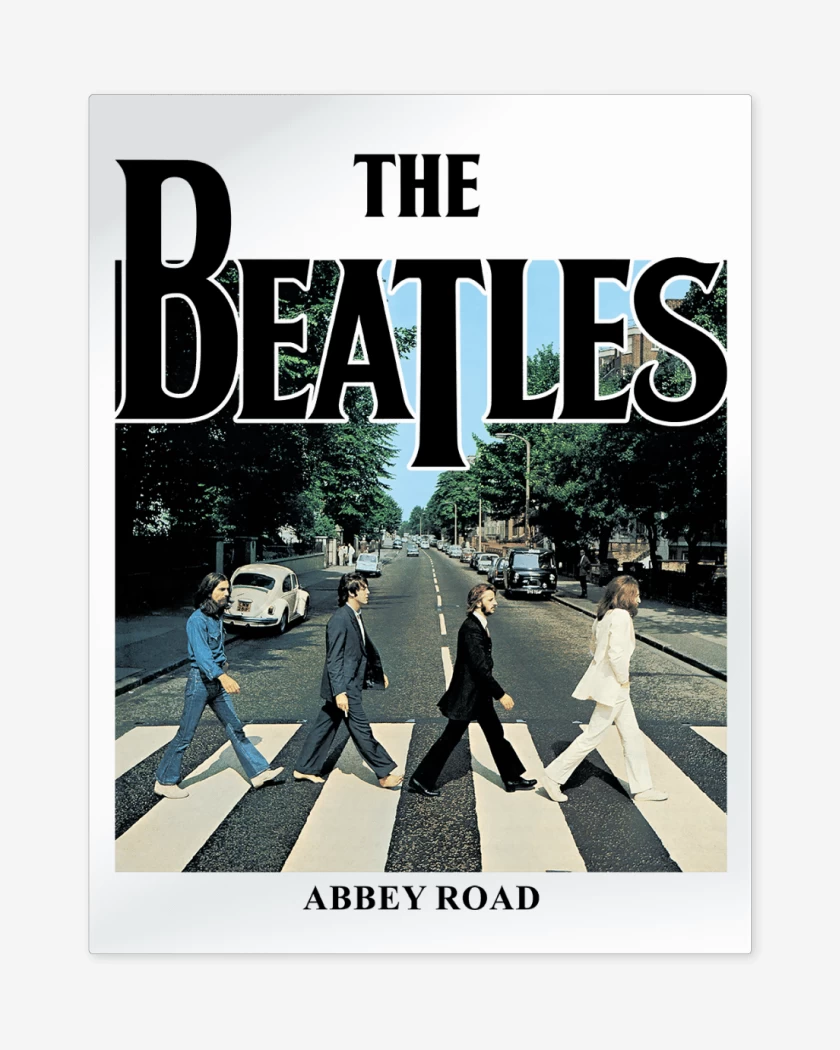 Print metalico The Beatles Abbey Road v2