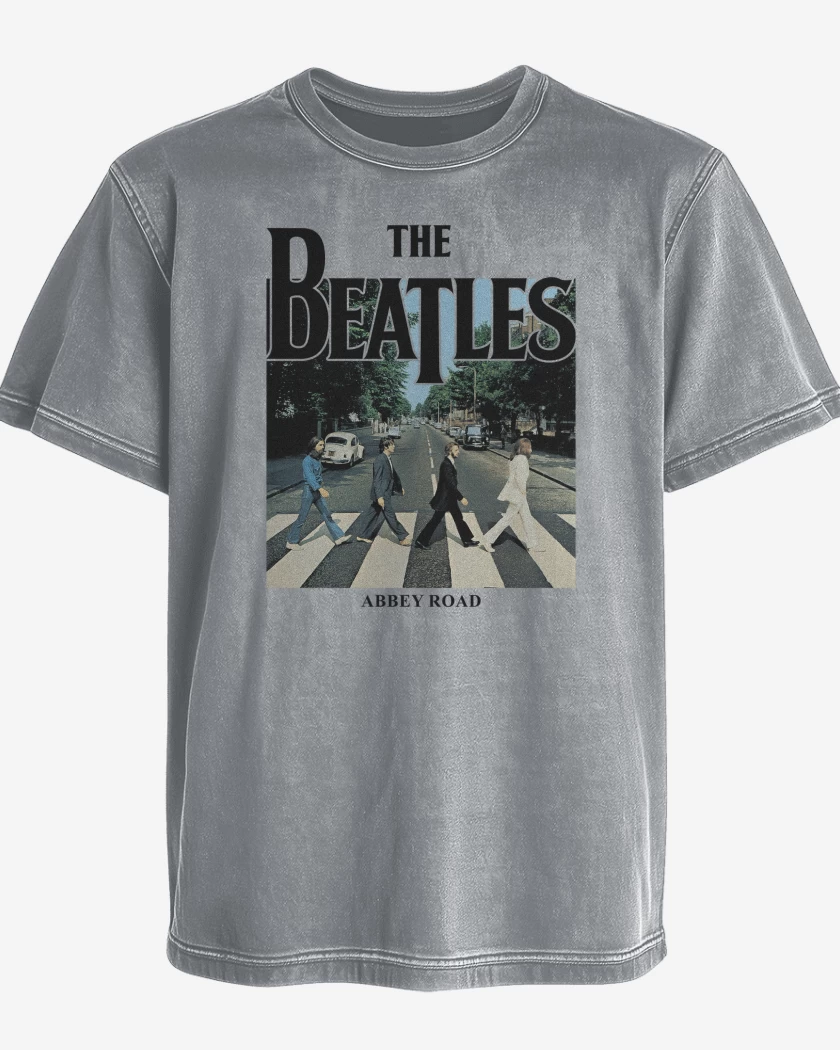 Polera desgastada The Beatles Abbey Road v2