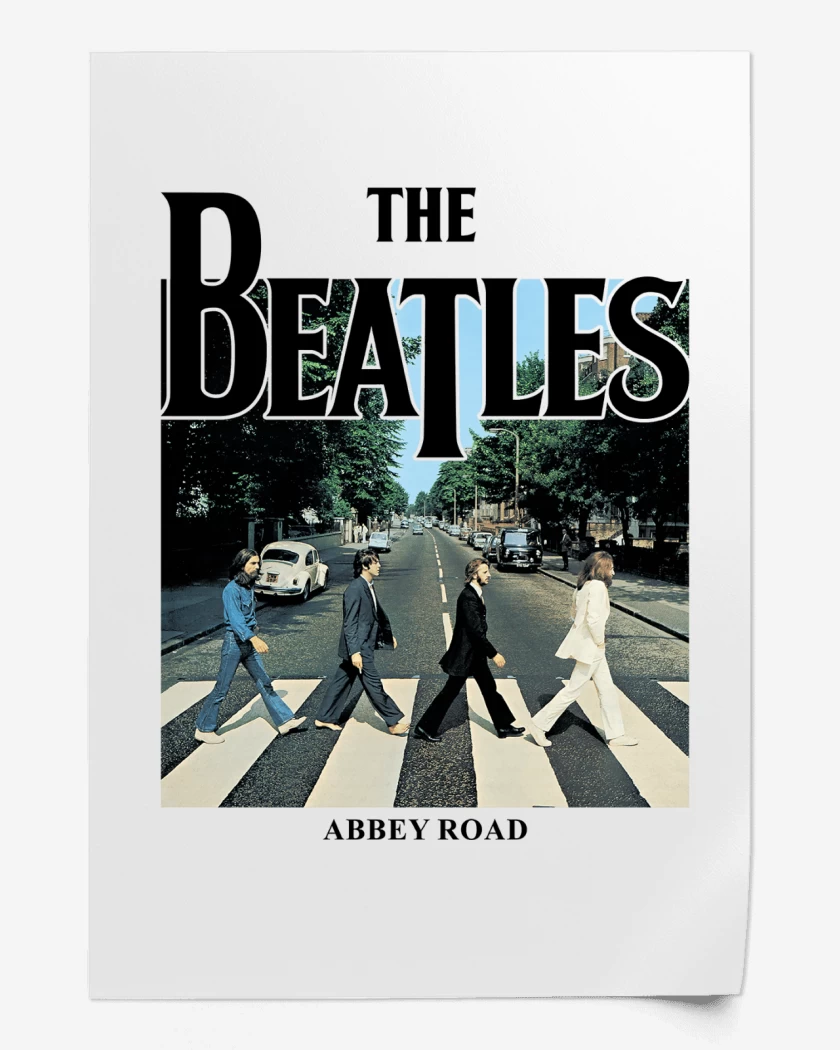 Print The Beatles Abbey Road v2