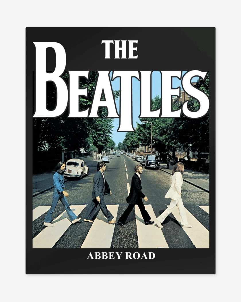 Print metalico The Beatles Abbey Road v3