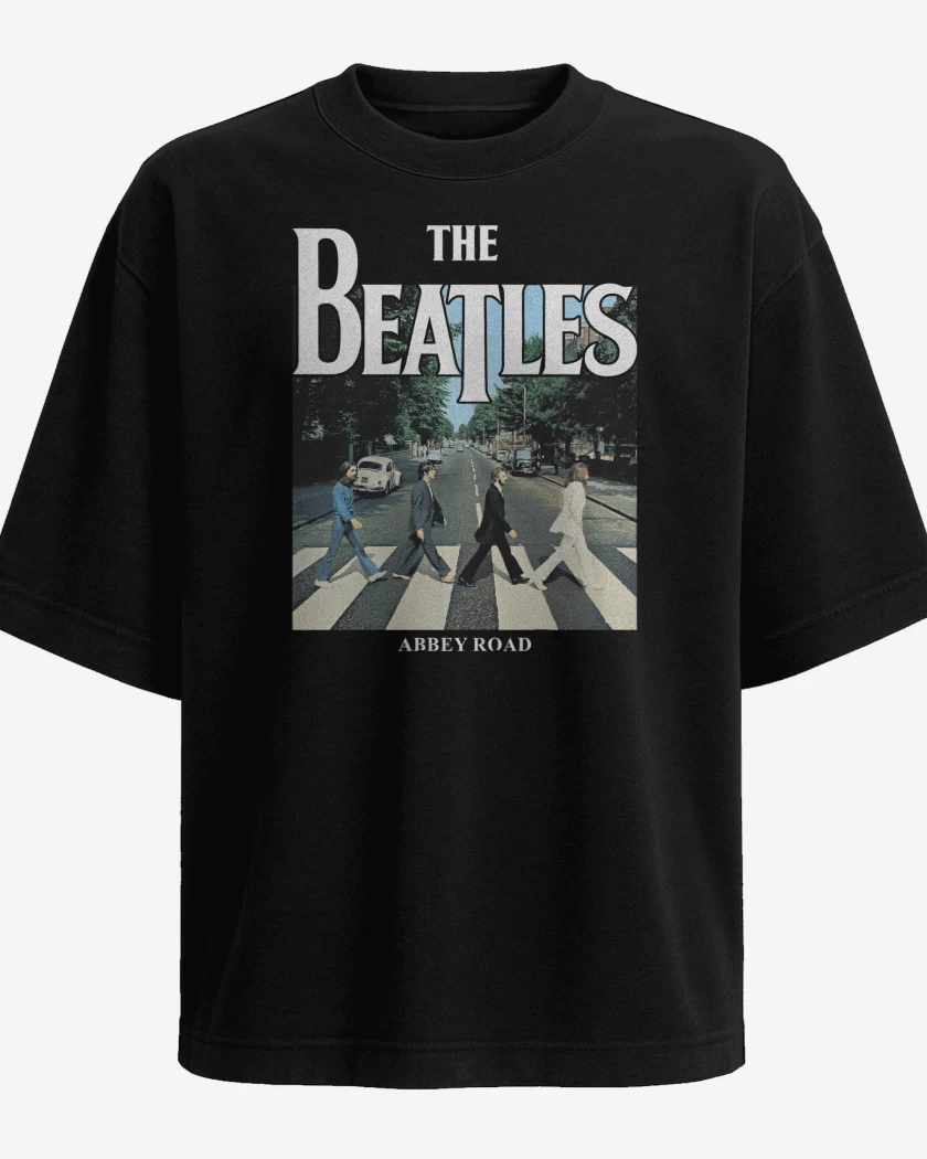 Polera Oversize The Beatles Abbey Road v3