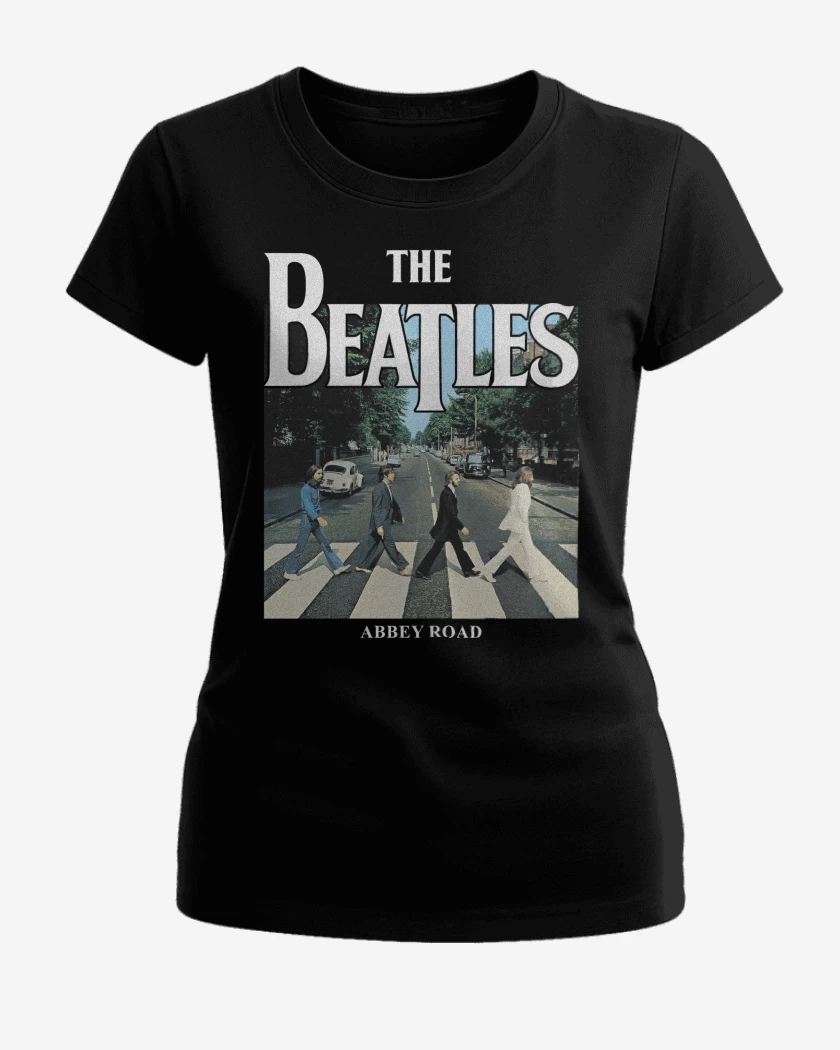 Polera de Mujer The Beatles Abbey Road v3