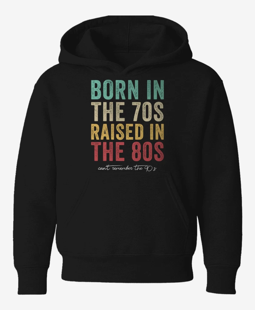 Poleron de niño Negro de Nacido en los 70s