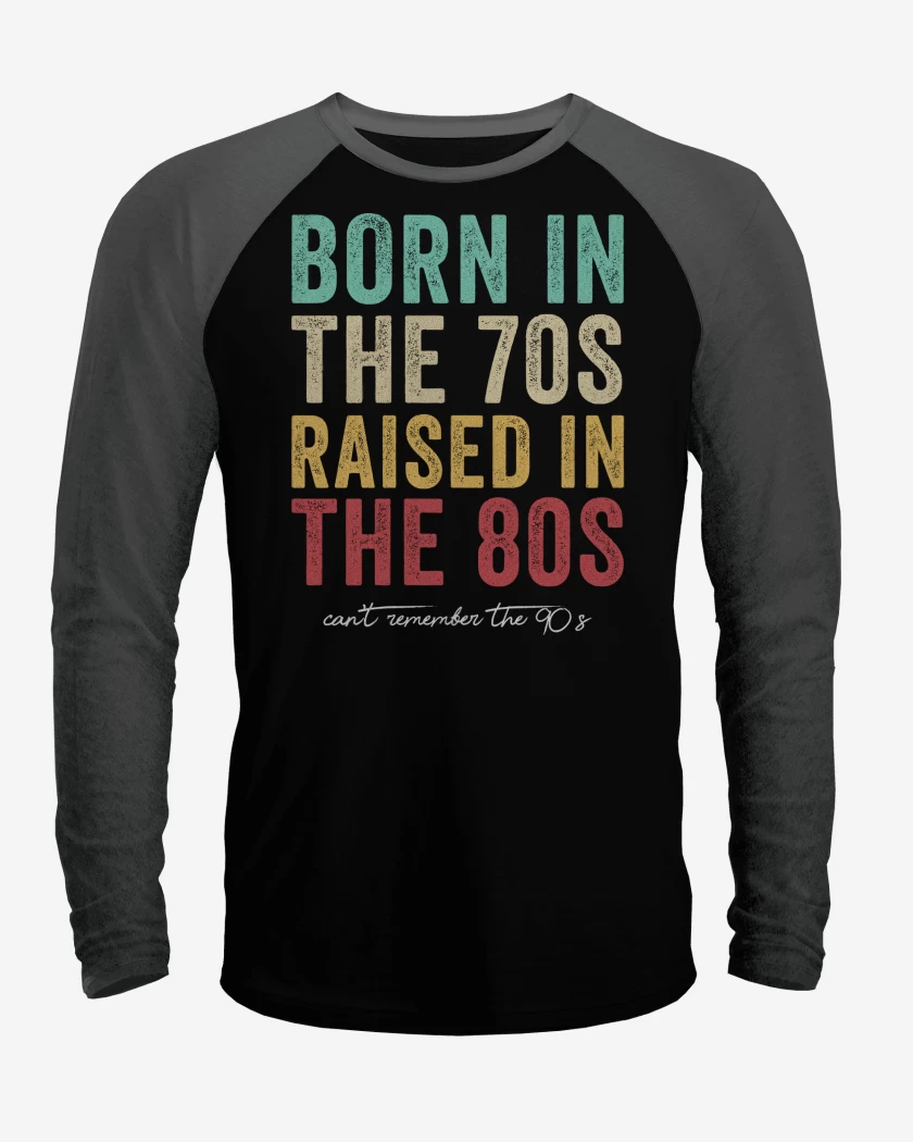 Polera Raglan Nacido en los 70s