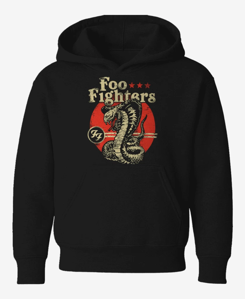 Poleron de niño Negro de Foo Fighters Cobra