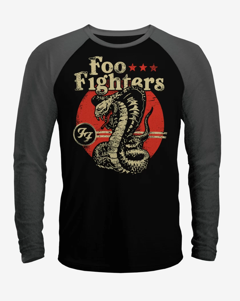 Polera Raglan Foo Fighters Cobra