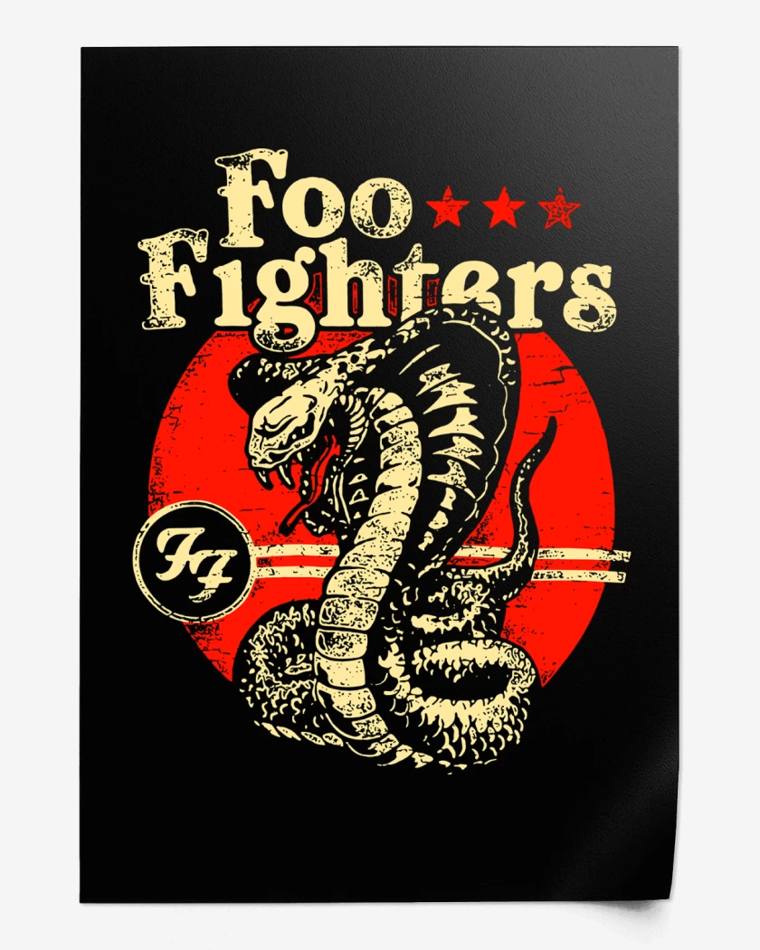 Print Foo Fighters Cobra