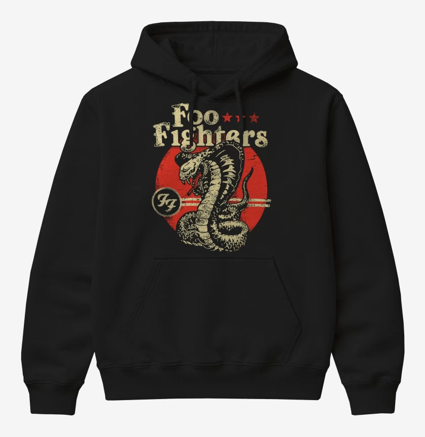 Poleron Canguro básico Foo Fighters Cobra