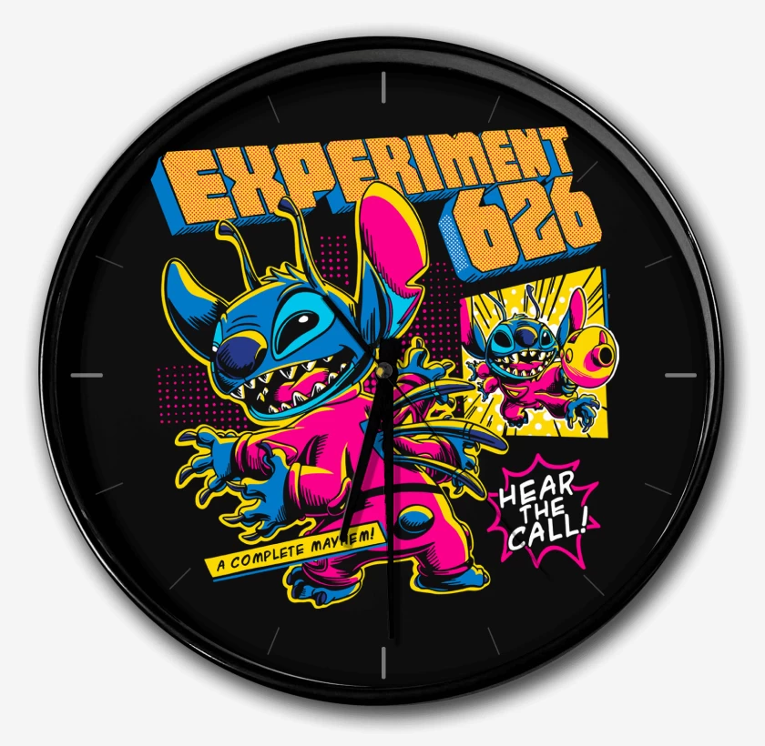 Reloj Negro de Stitch Hear the Call
